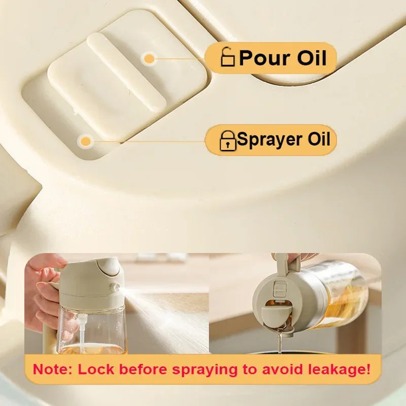 2 in 1 oil sprayer bottle
