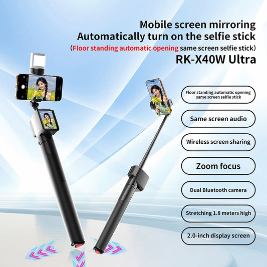Wireless 4 in 1 monopod selfie stick