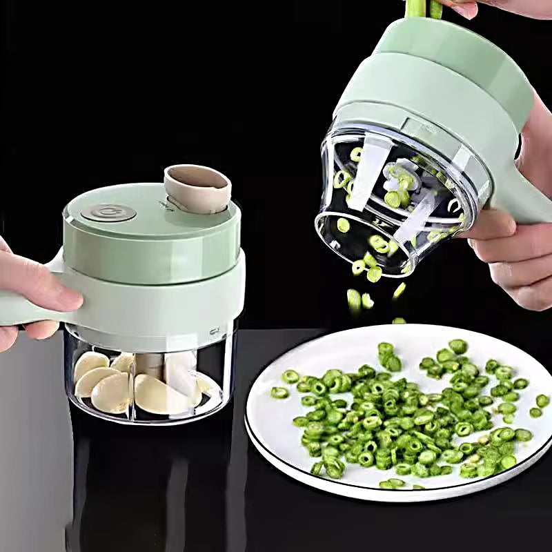 Rechargeable mini electric vegetable chopper