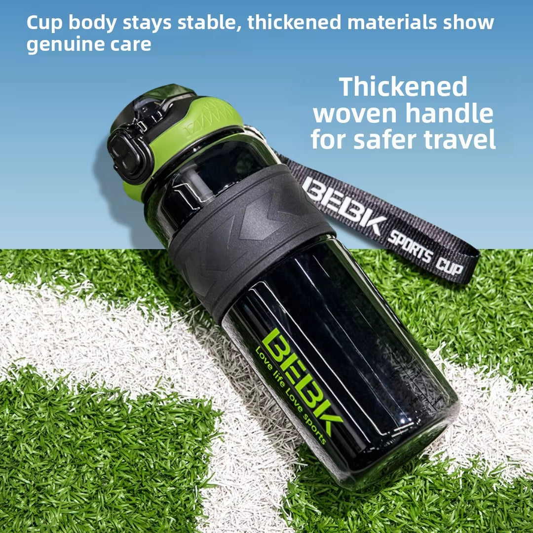 Portable Sport Water Bottle for Men Fitness Tritan High Aesthetic Summer Large Capacity Straw Cup Heat Resistant Drinkware