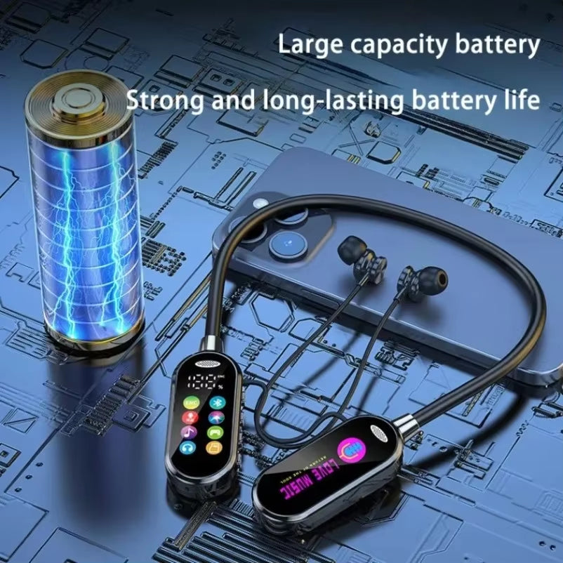 Digital neckband bluetooth headset