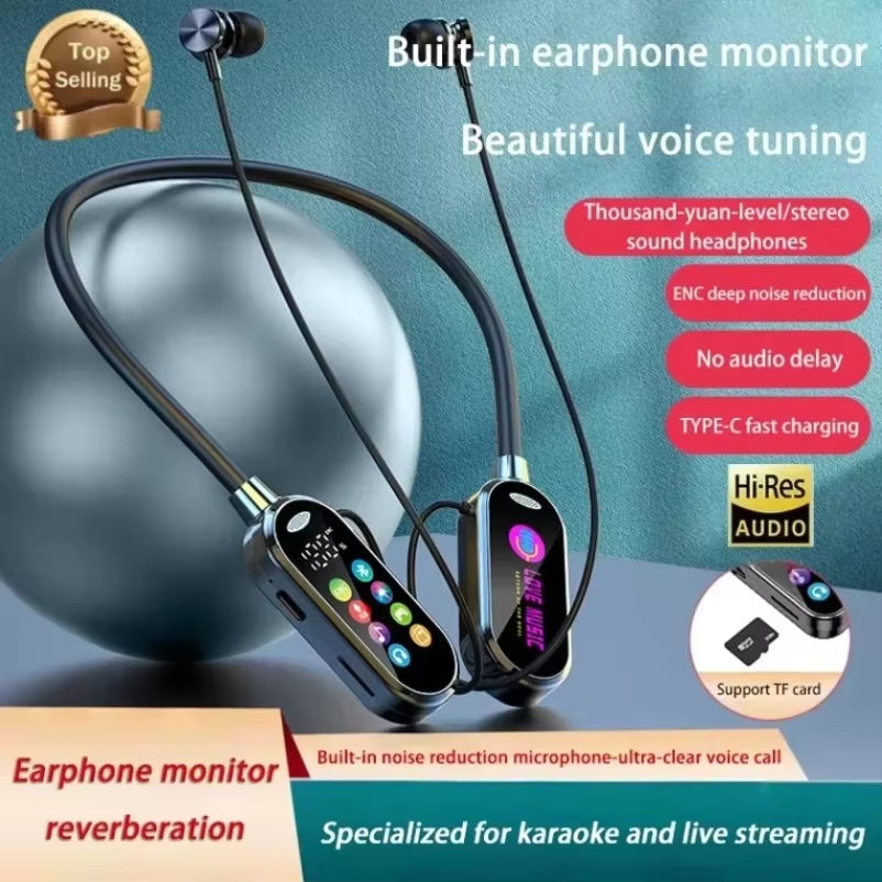 Digital neckband bluetooth headset