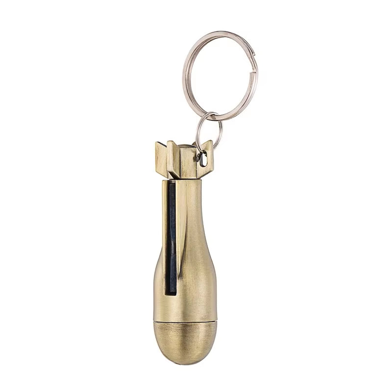 Fire Starter Flint Match Lighter Keychain Camping Emergency Gear Survival