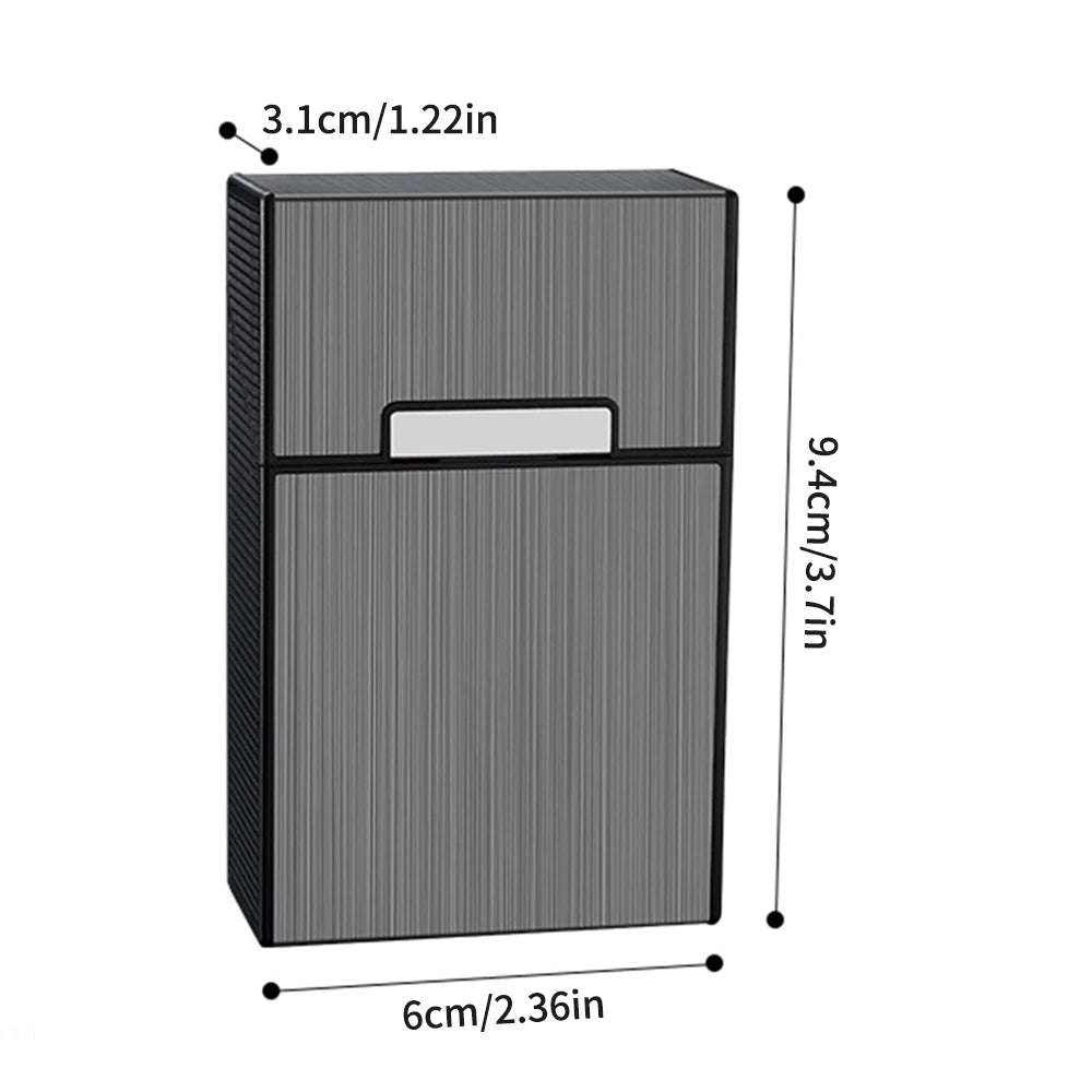 2 In 1 20 Cigarette Case Lighter Case USB Rechargeable Electronic Case Portable Windproof Smoking