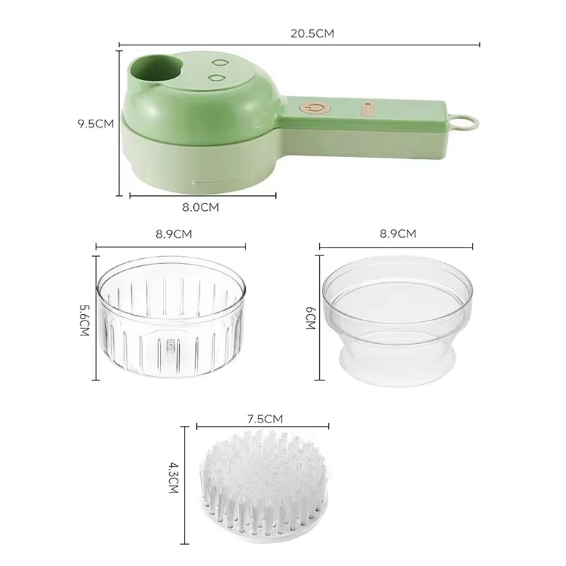 Rechargeable mini electric vegetable chopper