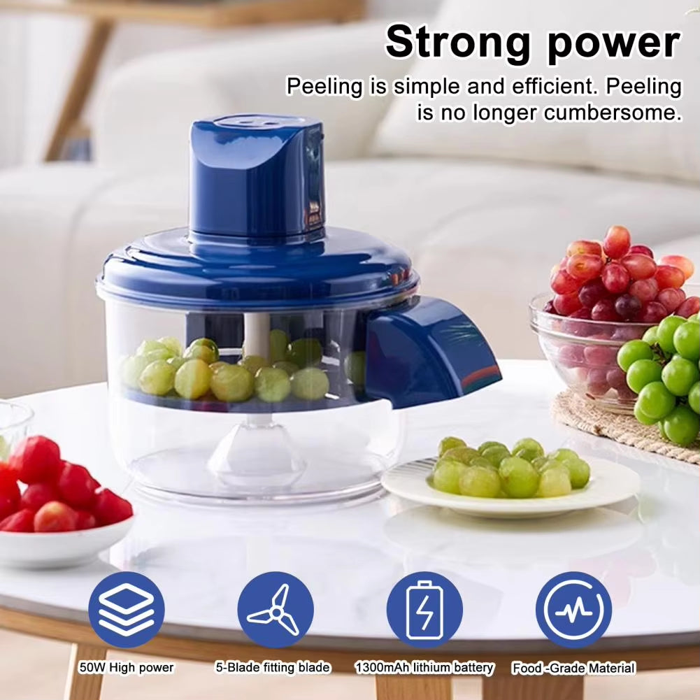 Electric Peeler - Electric Garlic Peeler Machine Automatic - Rechargeable Electric Fruit & Vegetable Peeler