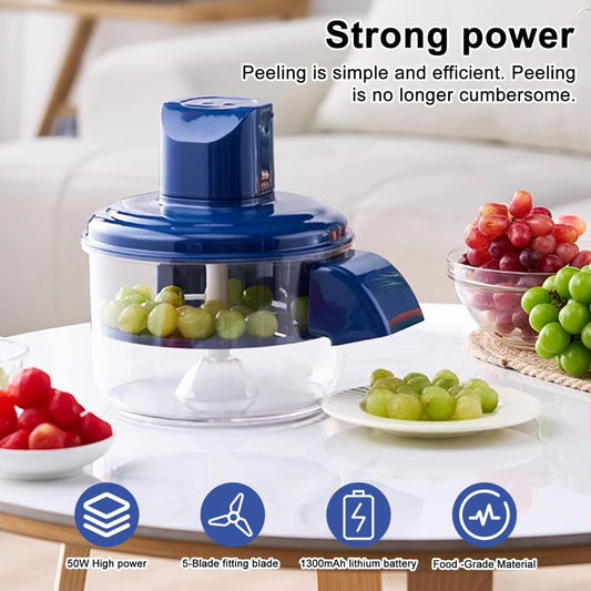 Electric Peeler - Electric Garlic Peeler Machine Automatic - Rechargeable Electric Fruit & Vegetable Peeler