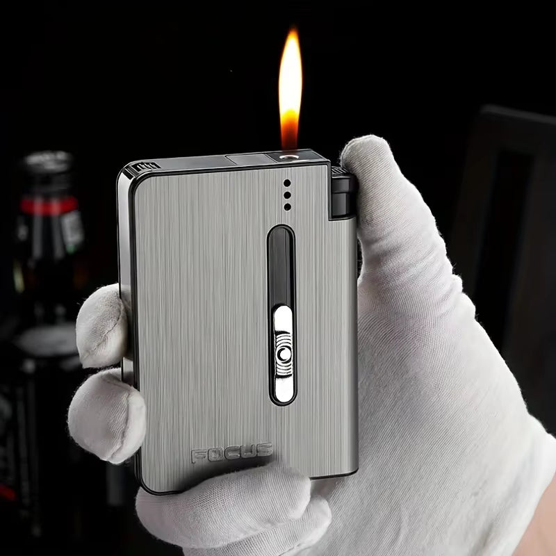 2-in-1 Focus Case with Lighter | Premium Design for Men - cigrate lighter