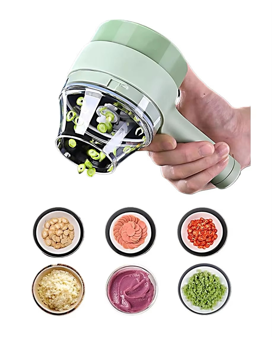 Rechargeable mini electric vegetable chopper