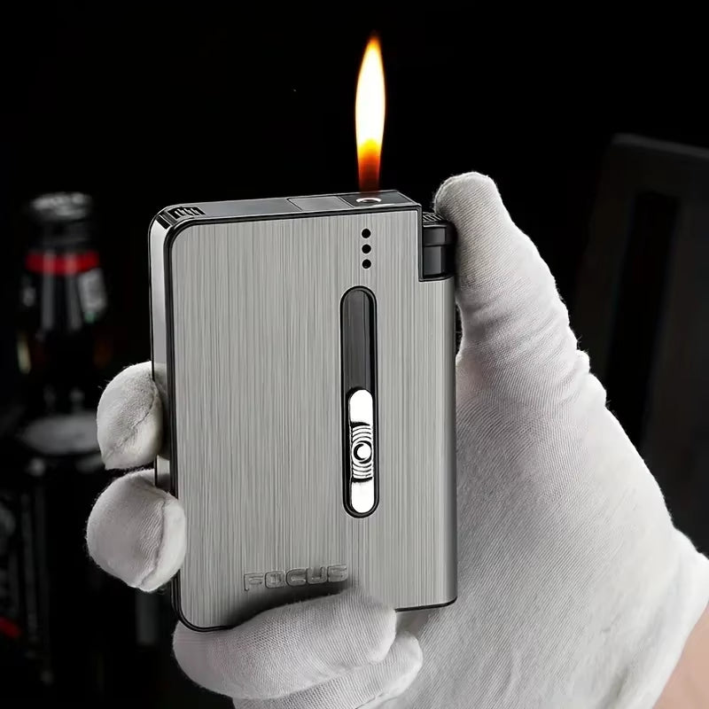FOCUS Automatic Cigarette Case – Holds 10 Cigarettes