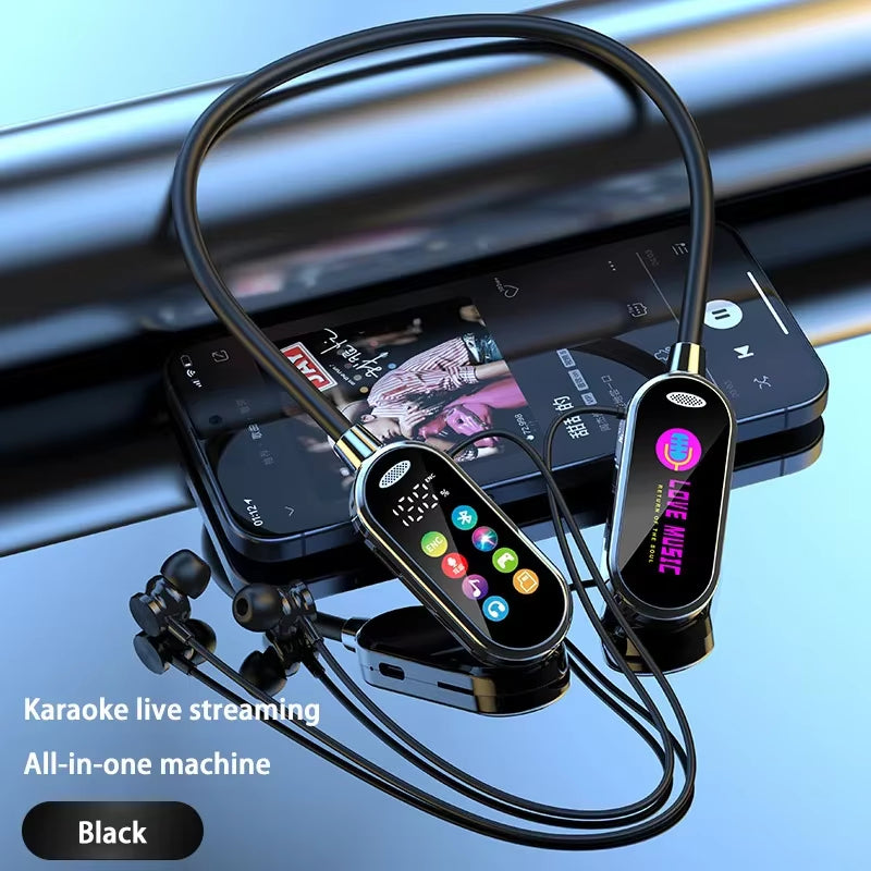 Digital neckband bluetooth headset