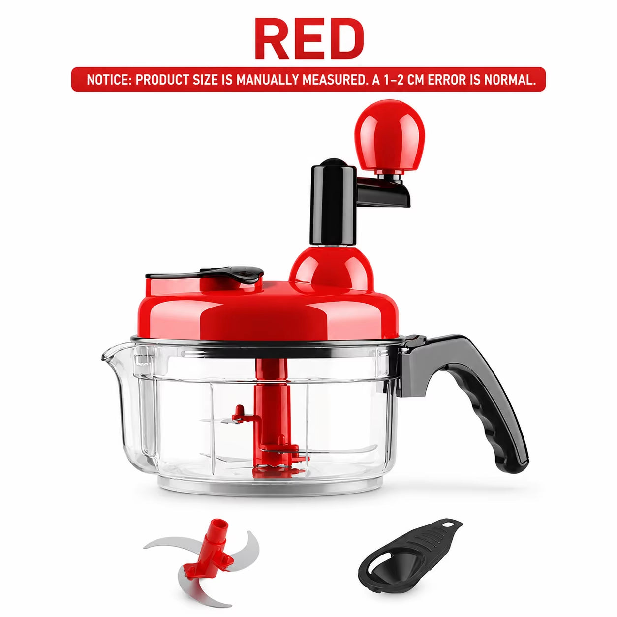 Manual Food Chopper Quick Hand Crank Vegetable Processor Onion Garlic Dicer Mincer Egg Mixer Blender Meat Grinder Kitchen Tools
