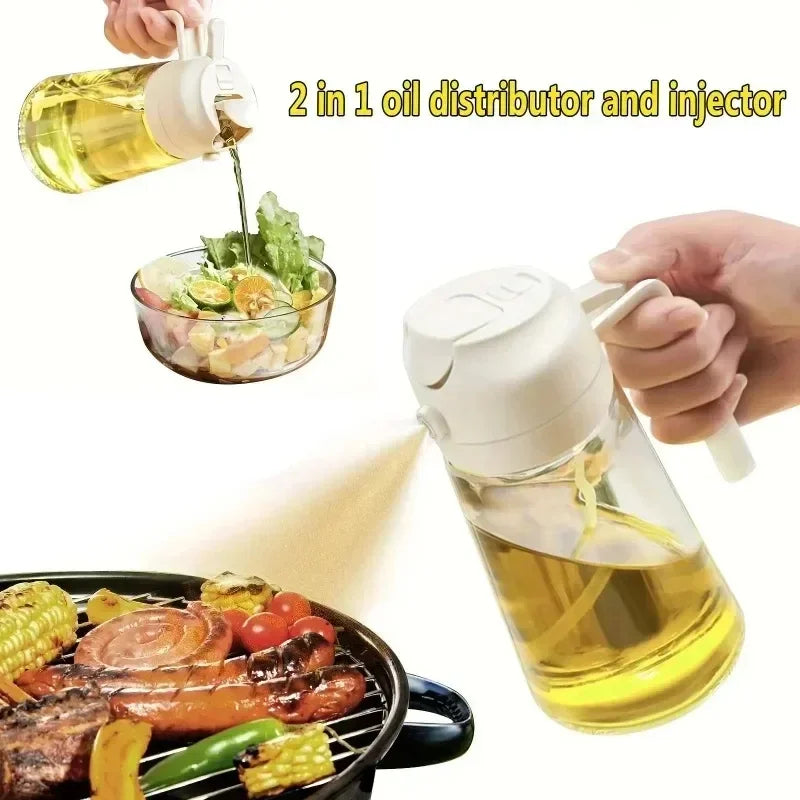 2 in 1 oil sprayer bottle