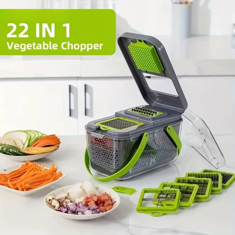 22-Piece Vegetable Cutter Set