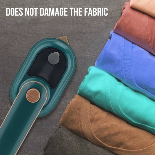 Portable Mini Steam Iron (Handheld) | Perfect for Travel & Home | Fast Heat Up |